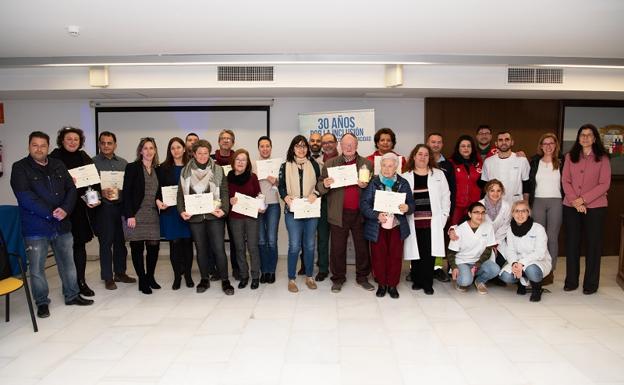 Entrega de diplomas.