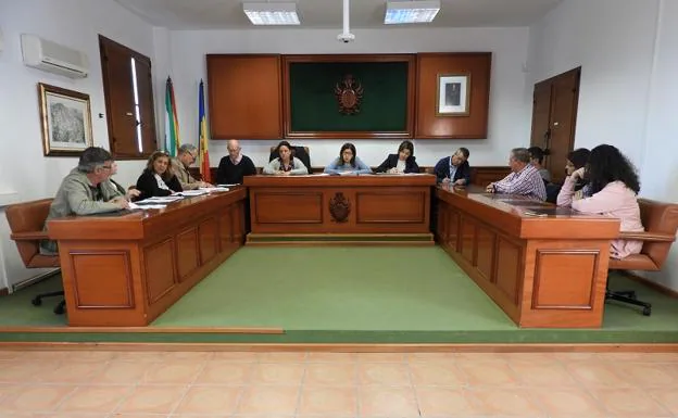 Sesión plenaria celebrada ayer en el Ayuntamiento de Mojácar