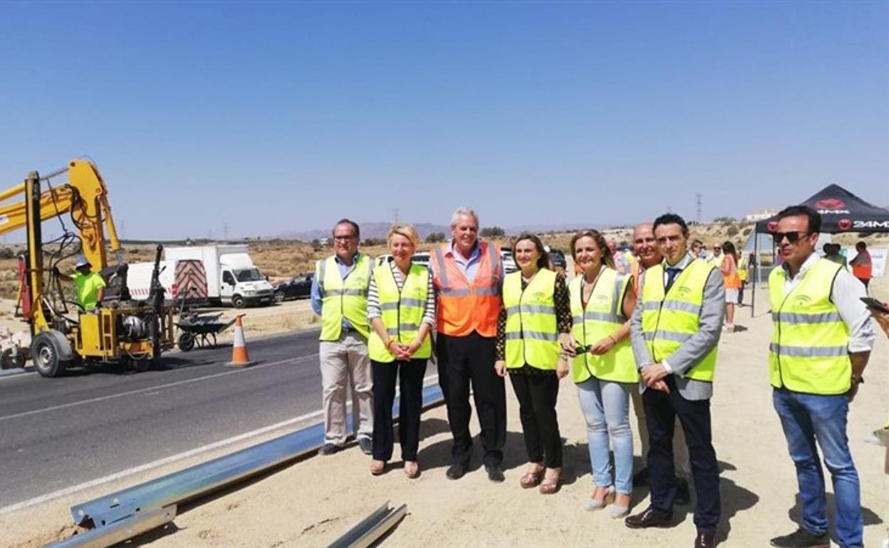 La Junta reactiva la obra de la segunda fase del desdoble de la carretera Vera-Garrucha