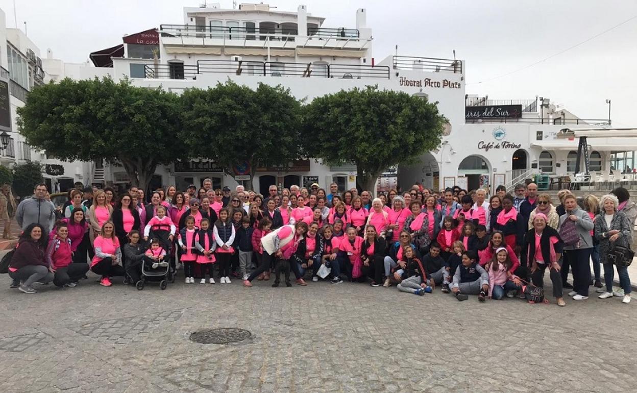 Participantes en la marcha solidaria del pasado año