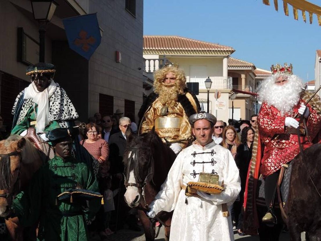 Encuentro de los tres Reyes Magos. 