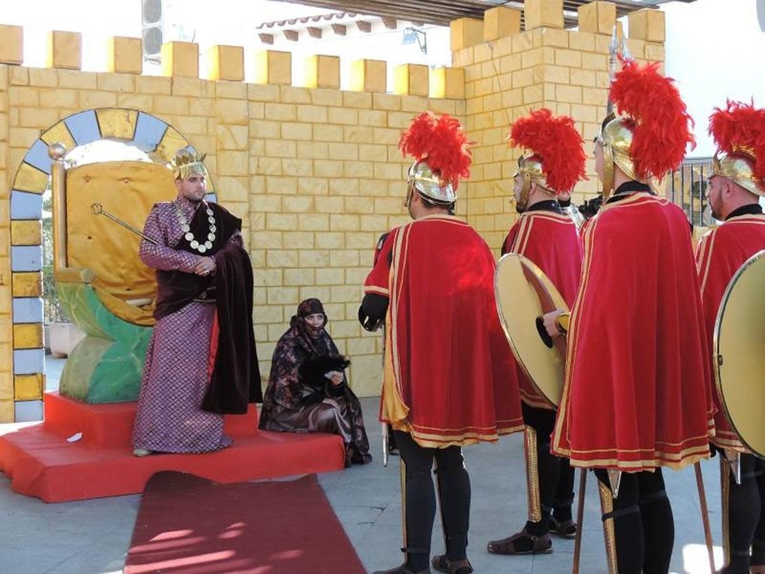 Encuentro de los tres Reyes Magos. 