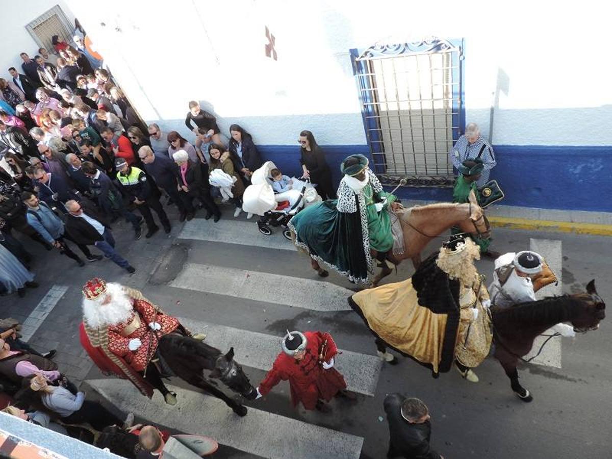 Encuentro de los tres Reyes Magos. 