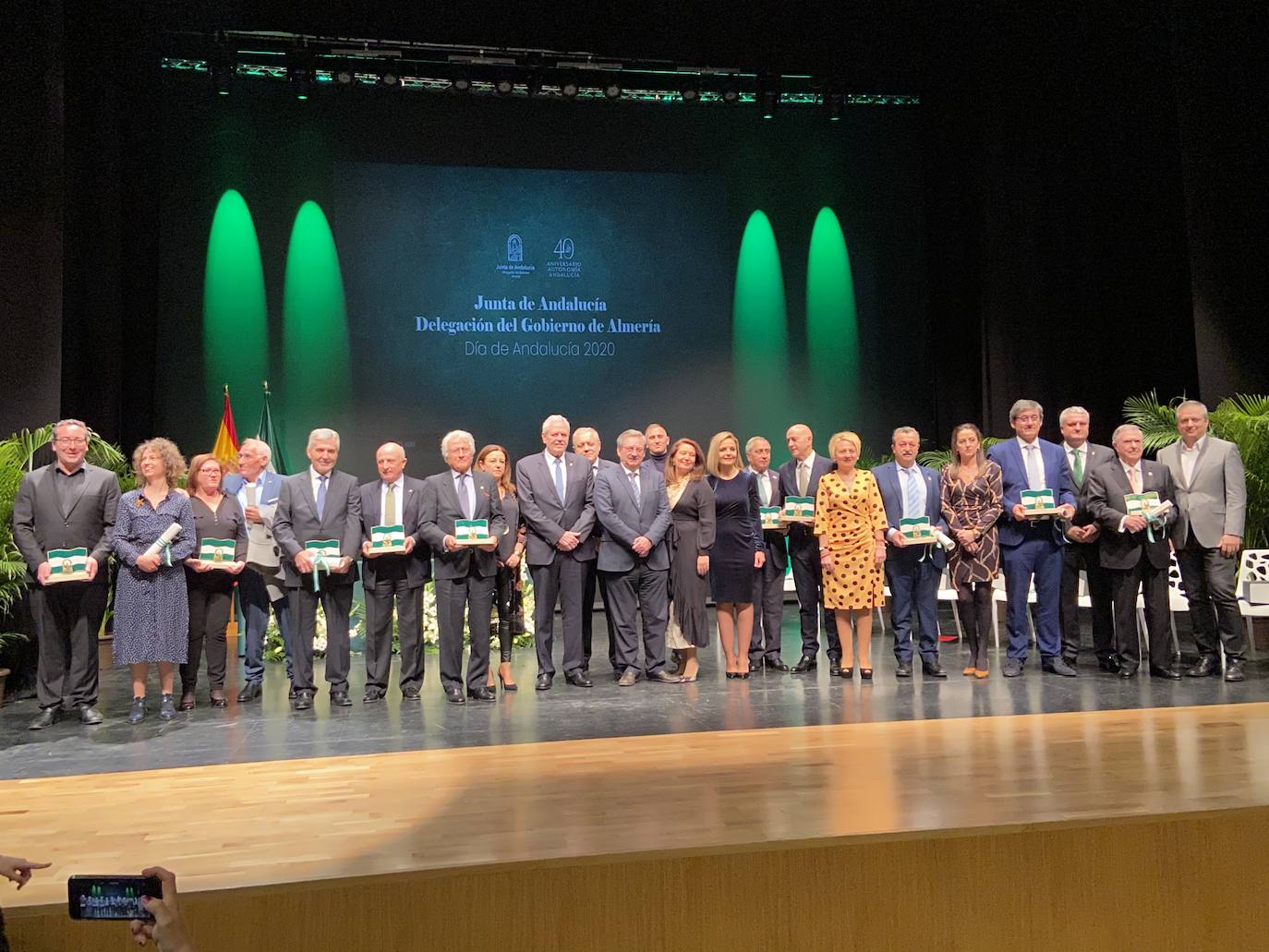 En total se han entregado diez reconocimientos con motivo del Día de Andalucía