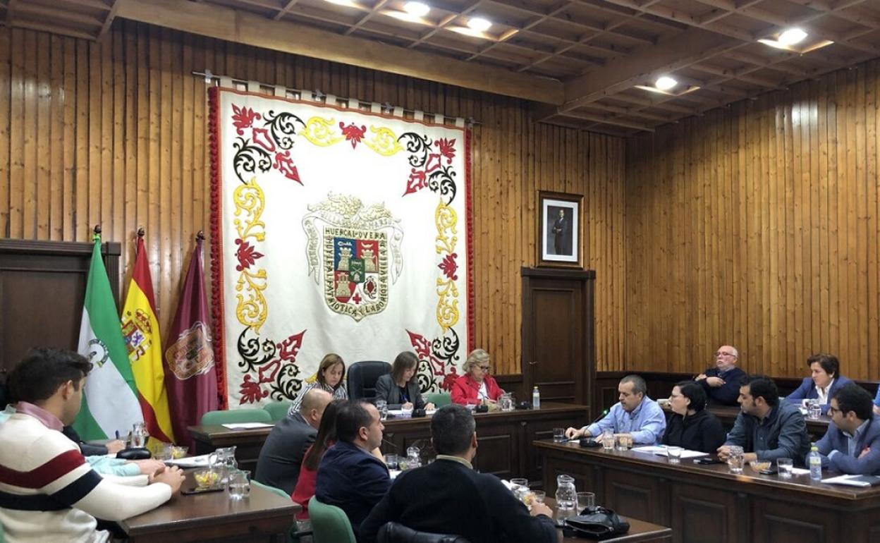 Pleno en el Ayuntamiento de Huércal-Overa. 