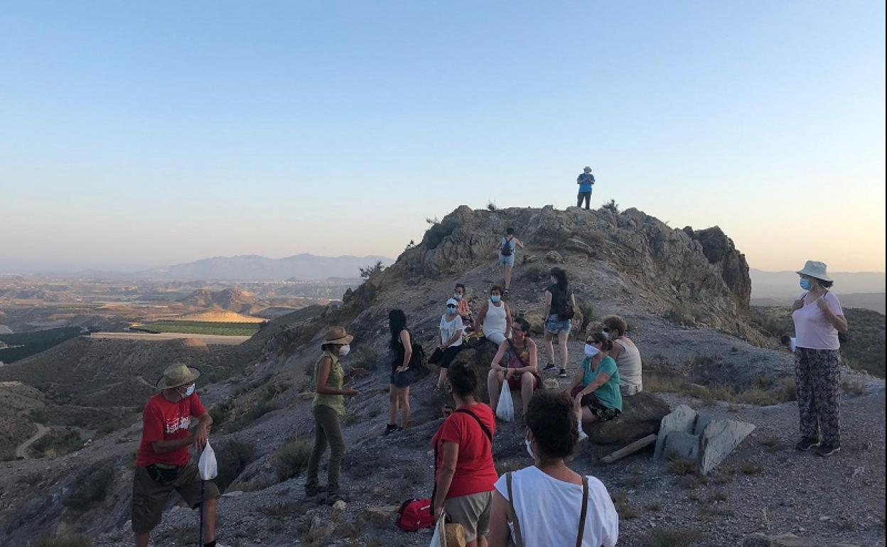 Visita al yacimiento de Fuente Alamo. 