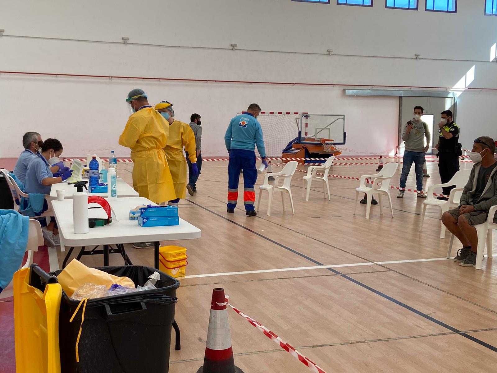 Fotos: Test masivos en Los Gallardos