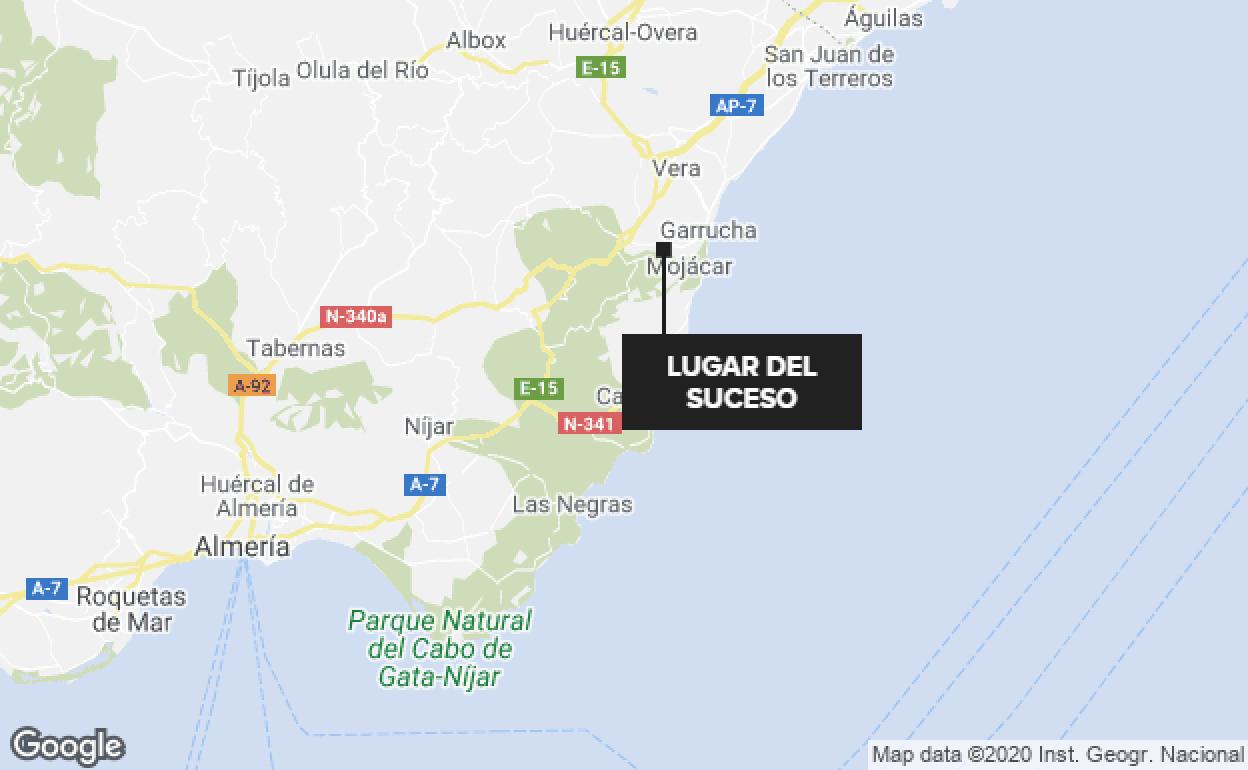 Accidente mortal en Almería | Una persona fallecida y otra herida grave en una salida de vía en Turre