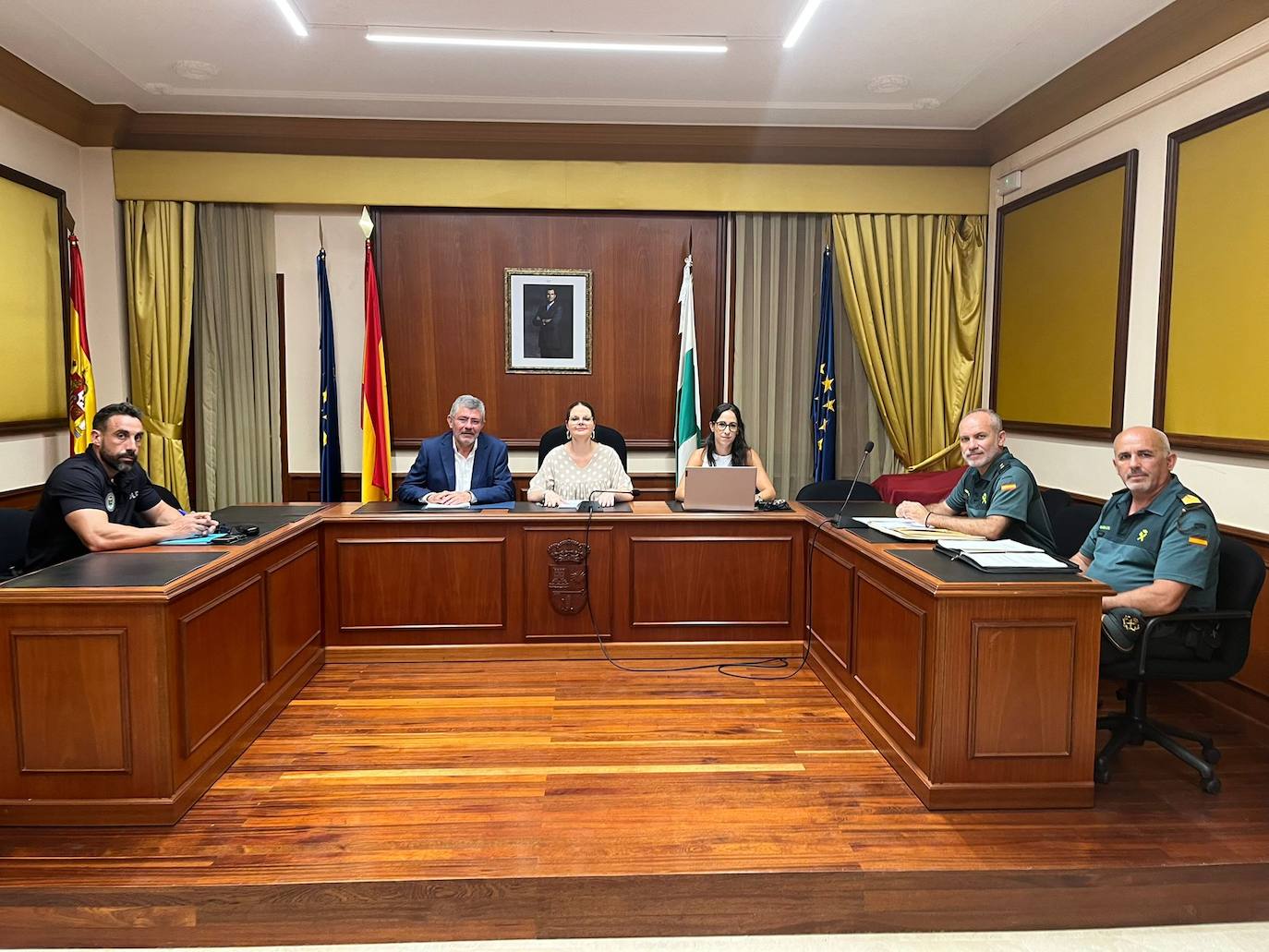 Junta de Seuridad celebrada en Turre. 