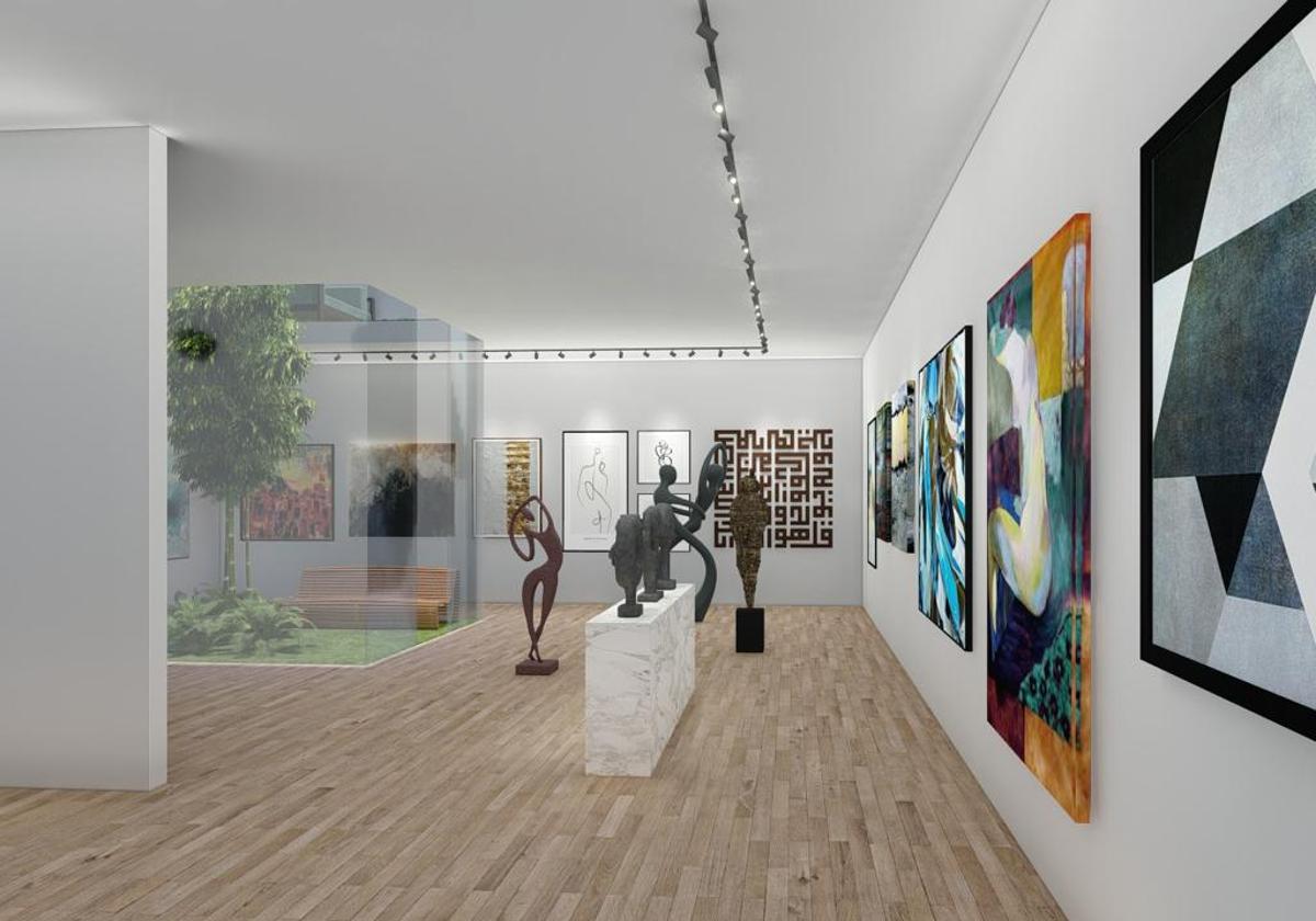 Así será la nueva sala de uso cultural.