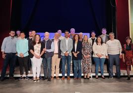 Presentación de la candidatura del PP en Sorbas, en la noche del sábado.
