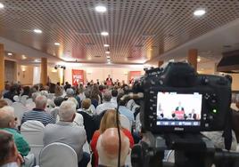 Encuentro con el ministro Félix Bolaños, en Mojácar.