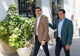 Visita del presidente de Diputación a los investidos alcaldes de Níjar y Garrucha