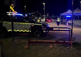 Dispositivo de la Guardia Civil durante el desarrollo del festival.