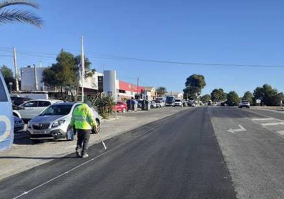 Transportes finaliza la rehabilitación del firme en la carretera N-340A, en Los Gallardos