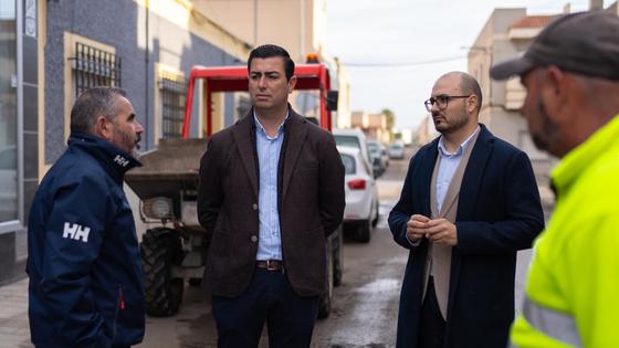 Avanzan a buen ritmo las obras de mejora de una treintena de calles en Campohermoso