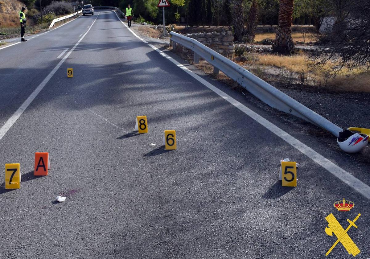 Localizan al conductor fugado tras herir en accidente al usuario de un ciclomotor en Turre