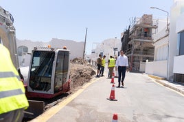 Inicio de las obras para estabilizar el talud de la Calilla de San José