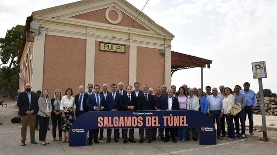 'Quiero corredor' pide celeridad en el «retrasado» tramo de Lorca-Pulpí