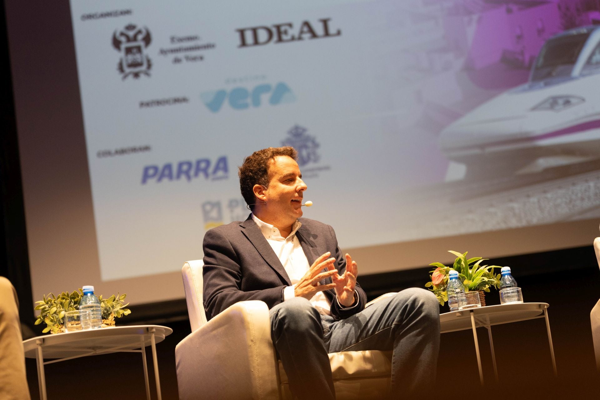 La jornada del AVE en Vera, en fotos