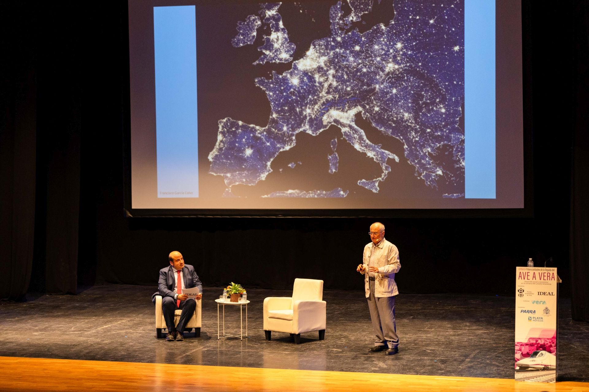 La jornada del AVE en Vera, en fotos