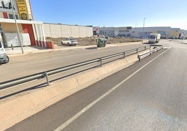 Vista del polígono La Granatilla, en Níjar.