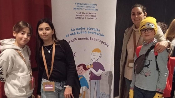 Tres niños del Consejo de la Infancia y Adolescencia de Vera participan en el 8º Encuentro Estatal