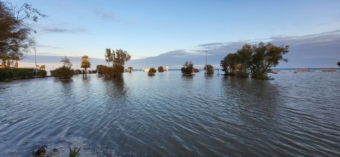Así ha quedado Vera Playa tras el último temporal marino