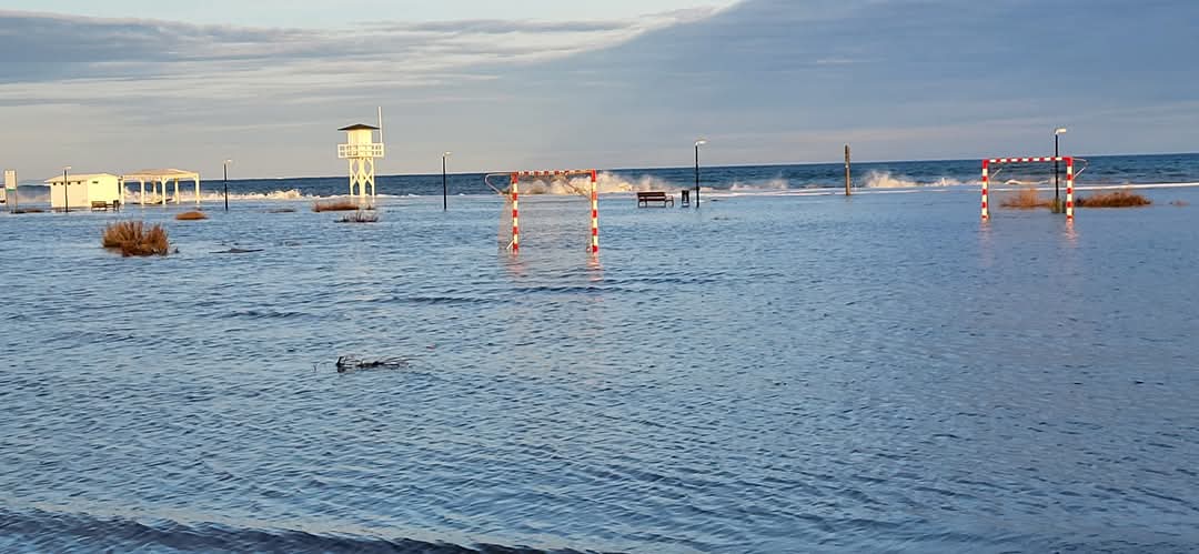 Así ha quedado Vera Playa tras el último temporal marino
