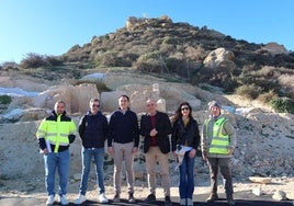 Vallas para proteger el Parque Arqueológico Bayra en Vera