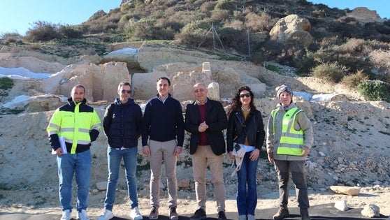 Vallas para proteger el Parque Arqueológico Bayra en Vera