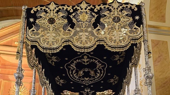 Nuevo palio de la Santísima Virgen de los Dolores de Pulpí