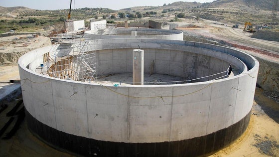 Avanzan las obras de la nueva estación depuradora de Mójacar, con 19 millones de euros de inversión