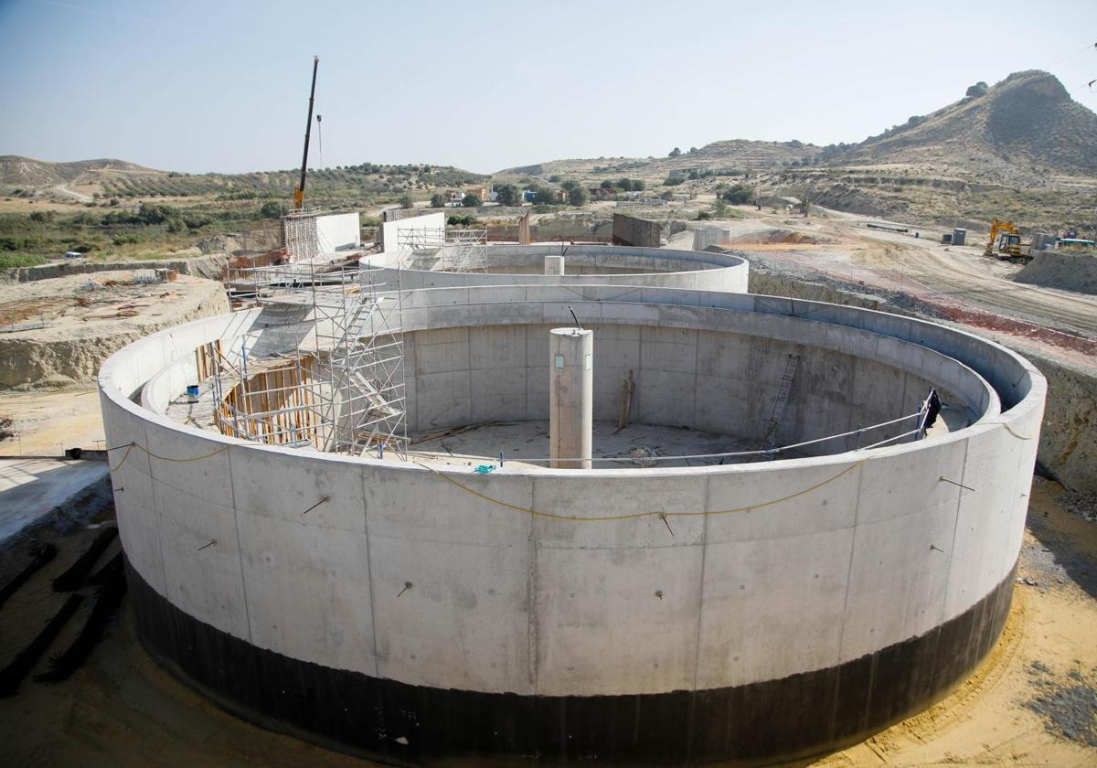 Avanzan las obras de la nueva estación depuradora de Mójacar, con 19 millones de euros de inversión