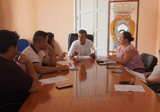 Fotografía de la Junta de Gobierno Local celebrada en Carboneras.