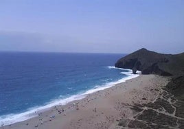 Vista de la playa de los Muertos.