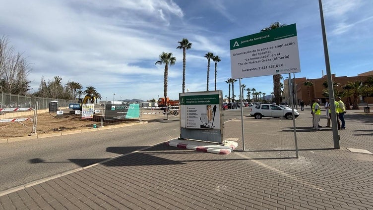 Comienzan las obras de urbanización del entorno del Hospital La Inmaculada