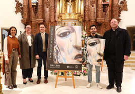 La obra 'Angustias' del artista onubense Diego Sánchez, anunciará la Semana Santa de Vera 2026