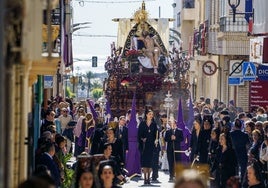 Procesión de la mañana de Viernes Santo en Vera.
