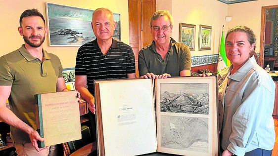 Cuevas 'rescata' un manuscrito original de los científicos Siret