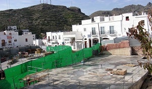 Mojácar suspende las obras del párking durante los días de Semana Santa