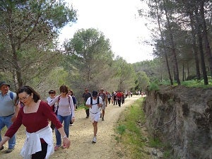 Los cuevanos conocen los Murtales de Turre en una nueva ruta senderista