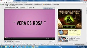 El vídeo ‘Vera es Rosa’ alcanza ya más de 1800 reproducciones en youtube