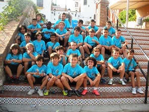 Niños deportistas de Mojácar participan en unas jornadas de convivencia