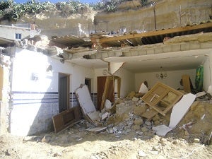 Un año después, la zona del ‘derrumbe’ en Cuevas «es como un cementerio»