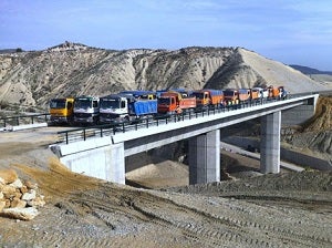 Adif concluye dos viaductos del tramo Los Gallardos-Sorbas en la provincia de Almería
