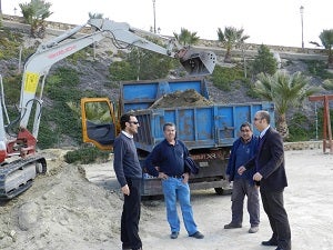 El Ayuntamiento realiza mejoras en el Parque de la Era huercalense