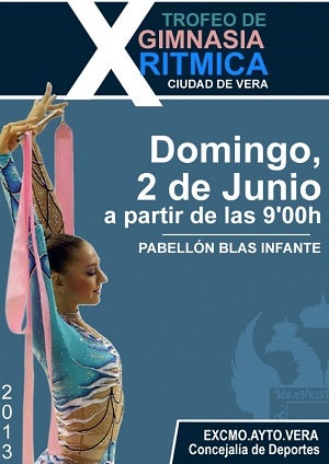 El X Trofeo Gimnasia Rítmica Ciudad de Vera congregará a más de 400 gimnastas el domingo