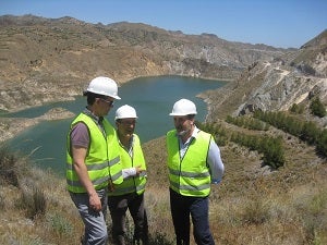 El pantano de Cuevas del Almanzora cierra el año 2013 con 25,4 hectómetros cúbicos de agua, un 15,7% de su capacidad
