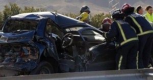 Una fallecida y 13 heridos en un accidente en Puerto Lumbreras